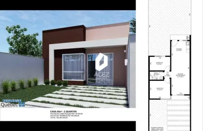 Casa em condomínio fechado com 2 quartos à venda na Rua Antônio Singer, 4689, Campo Largo da Roseira, São José dos Pinhais