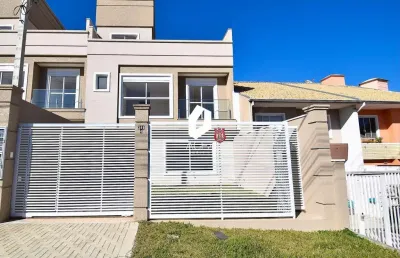 Sobrado novo no tingui, 146 m2 , 3 quartos sendo 1 suíte. terraço amplo c/ churr