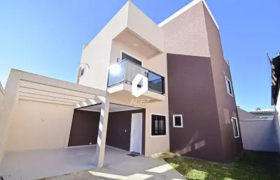 Sobrado novo, com quintal amplo, 03 quartos 01 suíte e terraço!