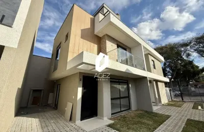 Sobrado novo em condominio de alto padrão com 3 quartos, 1 suíte,  2 vagas de ga