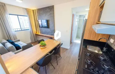 Studio mobiliado com 1 quarto  próximo shopping curitiba