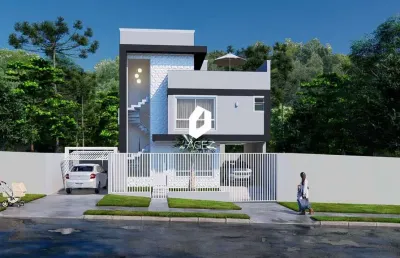 Sobrados novos dentro de condomínio com 03 quartos, quintal e terraço!