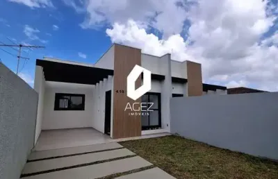 Casa com 03 quartos 01 suíte em são josé dos pinhais pr.