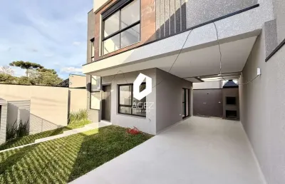 Sobrado novo campo comprido com 3 quartos, suíte e área gourmet – pronto!
