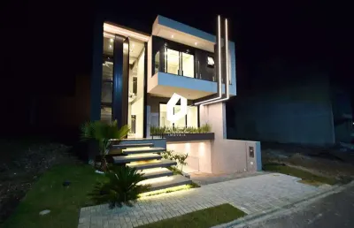 Casa de alto padrão à venda em são josé dos pinhais – condomínio fechado com laz