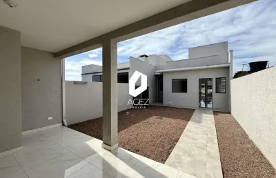 Casa nova a venda no bairro nações na fazenda rio grande, casa com 3 quartos.