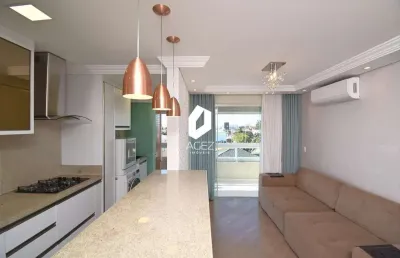 Apartamento mobiliado com suíte e varanda gourmet no capão raso – para locação