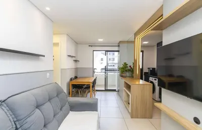 Apartamento semi mobiliado a venda no parque da fonte, 2 quartos.