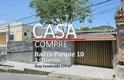 Casa com 3 quartos à venda na Rua Theodore, 17, Parque 10 de Novembro, Manaus