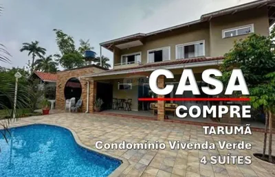 Casa a venda no condomínio vivenda verde no bairro tarumã