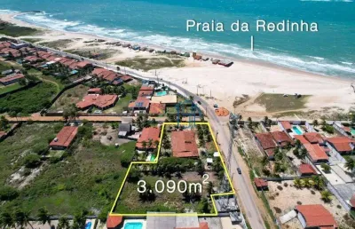 Terreno beira mar em natal/ praia da redinha/ praia de ponta negra/ vista mar/ frente mar