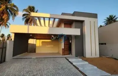 Cajupiranga condomínio club - casa 3 quartos + área gourmet - condomínio cajupiranga club