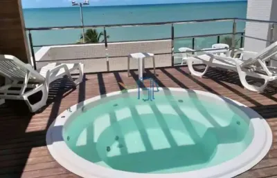 Edificio luxor paulo miranda home service - apartamento duplex em cabo branco / apartamento duplex beira mar em cabo branco / apartamento duplex em joao pessoa beira mar / apartamento vista mar em cab