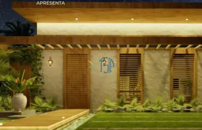 Vela santo cristo - casa padrão/vela santo cristo casa à venda em são miguel do gostoso 3 suítes 147m2