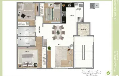 Apartamento à venda, 3 quartos, 1 suíte, 2 vagas, barreiro - belo horizonte/mg