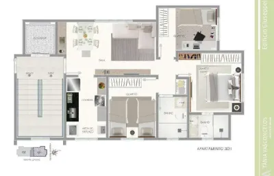 Apartamento à venda, 3 quartos, 1 suíte, 2 vagas, milionários - belo horizonte/mg