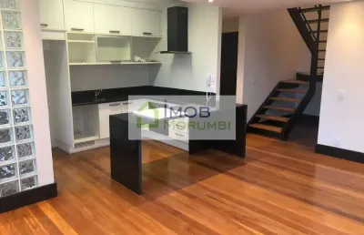 Apartamento a venda  duplex 1 suíte,  com 104m², 2 vagas