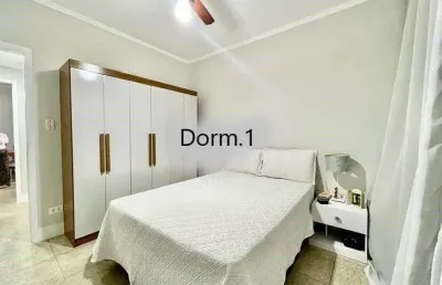 Apartamento para venda em santos, ponta da praia, 2 dormitórios, 2 banheiros, 1 vaga