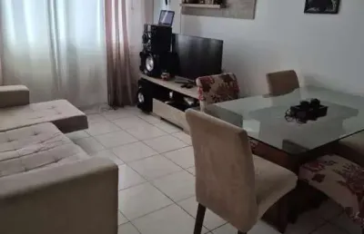 Apartamento para venda em santos, vila mathias, 2 dormitórios, 1 banheiro, 1 vaga