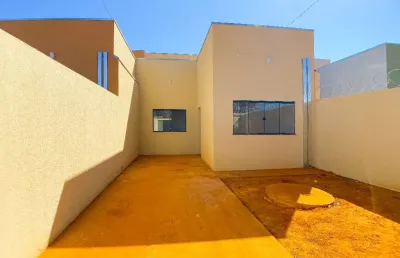 Modelo para aquisição e construção – casa aconchegante no jardim prive, caldas novas/go