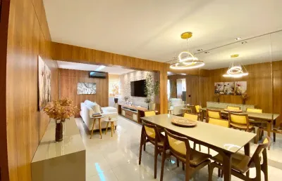 Apartamento mobiliado à venda no condomínio evian – caldas novas/go