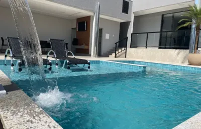 Casa 3 quartos com piscina para locação de temporadas em caldas novas
