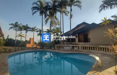 Casa em condomínio fechado com 5 quartos à venda na alameda carlos de carvalho vieira braga, 27, chácaras alpina, valinhos, 693 m2 por r$ 3.200.000
