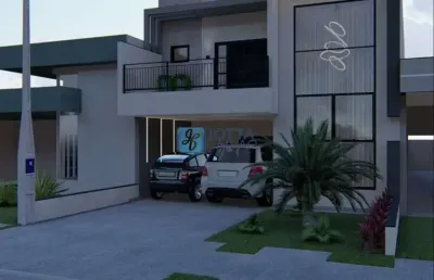 Casa em condomínio fechado com 4 quartos à venda na rua christiano seleguin, 1071, jardim mantova, indaiatuba, 204 m2 por r$ 1.350.000