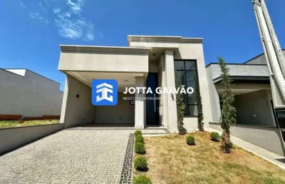 Casa em condomínio fechado com 3 quartos à venda na avenida luiz greco, 10, vila monte alegre, paulínia, 140 m2 por r$ 1.040.000