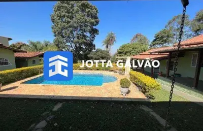 Chácara / sítio com 5 quartos à venda na rua cabreúva, 333, parque dos ipes, holambra, 420 m2 por r$ 750.000