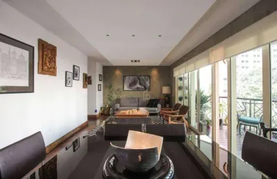 Apartamento com 1 dormitório à venda, 138 m² por r$ 2.500.000,00 - moema - são paulo/sp