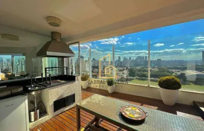 Cobertura com 4 dormitórios à venda, 420 m² por r$ 8.724.000,00 - brooklin - são paulo/sp