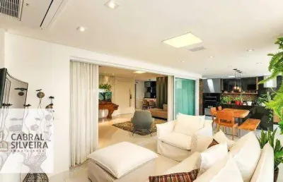 Apartamento mobiliado com varanda gourmet e 3 suítes – 241 m² no jardim das perdizes