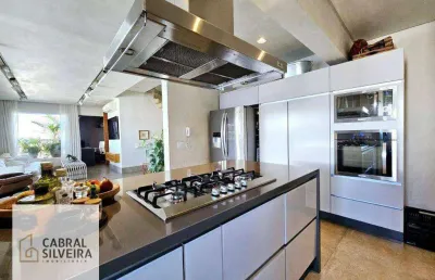 Cobertura com 3 dormitórios à venda, 230 m² por r$ 4.400.000,00 - brooklin - são paulo/sp