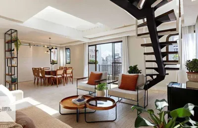 Cobertura com 3 suítes à venda, 389 m² por r$ 3.150.000 - moema - são paulo/sp