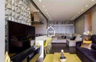 Apartamento com 3 dormitórios à venda, 87 m² - vila anastácio - praças da lapa