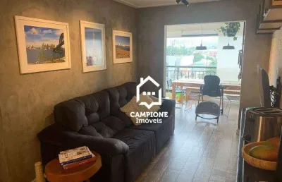 Apartamento à venda, 91 m² por r$ 1.145.000,00 - vila anastácio - são paulo/sp