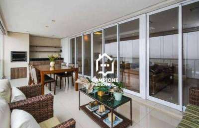 Apartamento com 3 dormitórios à venda, 142 m² por r$ 2.300.000,00 - vila leopoldina - são paulo/sp