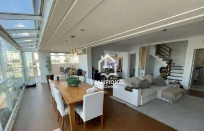 Cobertura com 4 dormitórios, 234 m² - venda por r$ 4.300.000,00 ou aluguel por r$ 22.853,62/mês - vila leopoldina - são paulo/sp