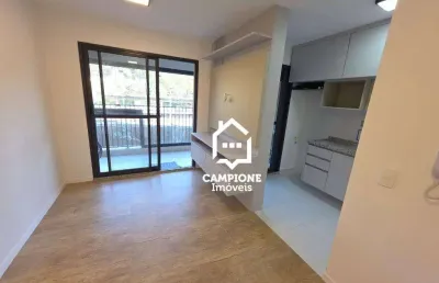 Apartamento com 2 dormitórios para alugar, 55 m² por r$ 3.650/mês - vila anastácio - são paulo/sp