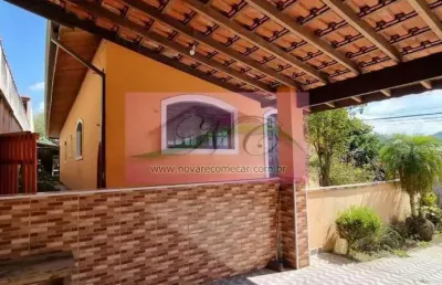Casa para venda em ribeirão pires, centro de ouro fino paulista, 2 dormitórios, 1 banheiro, 1 vaga