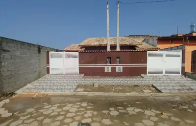 Casa para venda em itanhaém, bopiranga, 2 dormitórios, 1 banheiro, 1 vaga