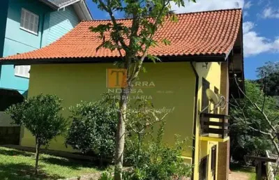 Casa semimobiliada, 03 dormitórios em nova petrópolis - rs