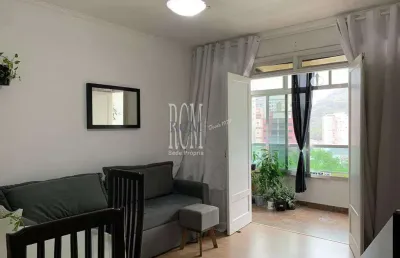 Apartamento com 1 dorm, itararé, são vicente - r$ 320 mil, cod: 94127