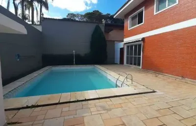 Sobrado ótimo local, morumbi, 06 dorms, 02 suítes, lareira, piscina e churrasqueira, 7 vagas - fl22