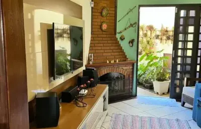 Vendo lindo sobrado, 3 dorms, 1 suite, 2 vagas, churraqueira  - fl22
