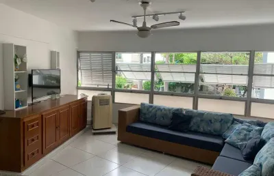 Apartamento guaruja tombo frente mar- 2 dormitorios com 2 vagas- fl52