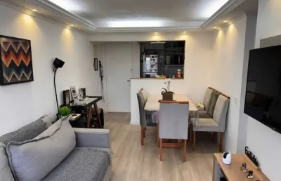 Vendo apto 2 quartos, 1 suite, 2 wc, mobiliado, 1 vaga e lazer completo, prox. metrô vl sonia - fl22