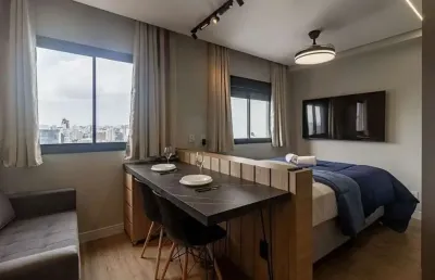 Apartamento studio mobiliado para alugar 1 quarto - pinheiros - fl63