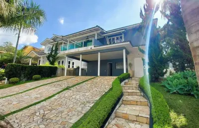 Casa de condomínio para alugar com 5 quartos - granja viana - fl63